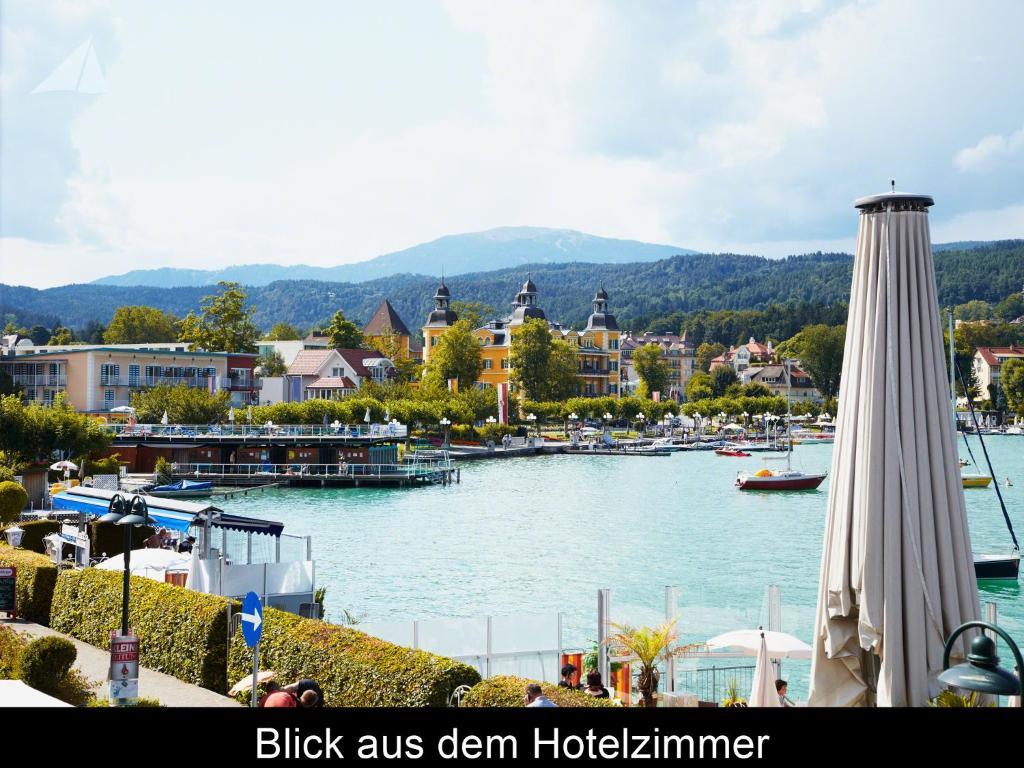 Hotel-Restaurant "Veldener Traumschiff" Direkt Am See In 2Min Im Zentrum Фельден-ам-Вёртер-Зе Экстерьер фото