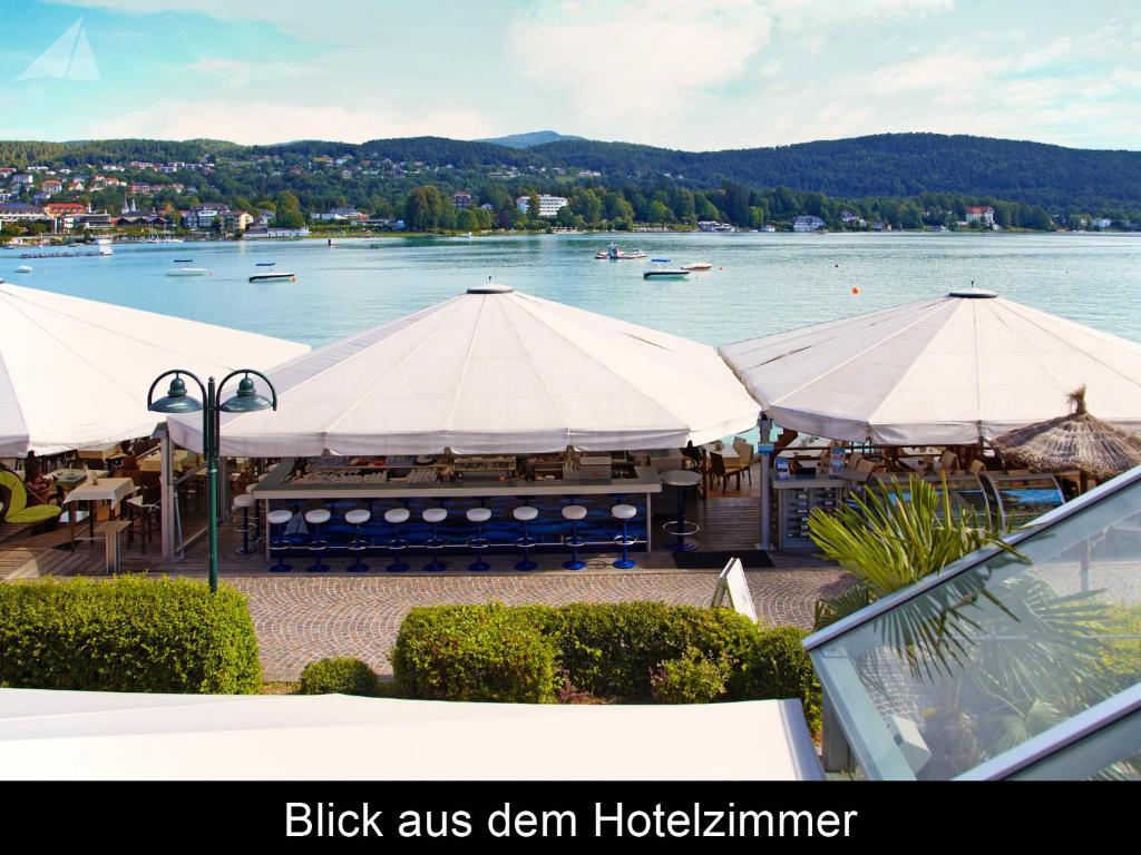 Hotel-Restaurant "Veldener Traumschiff" Direkt Am See In 2Min Im Zentrum Фельден-ам-Вёртер-Зе Экстерьер фото